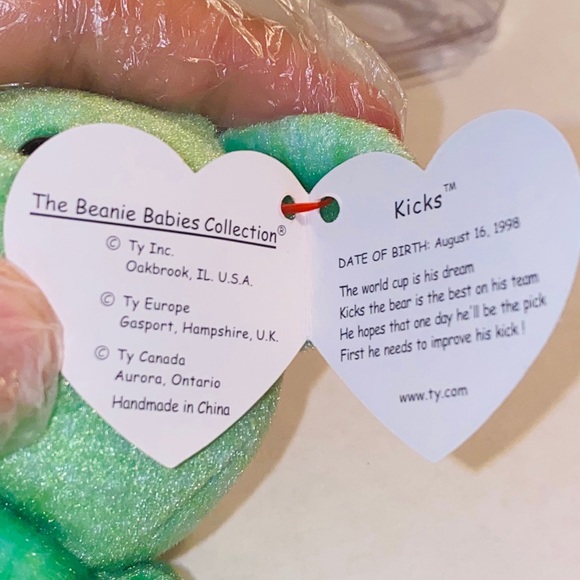 Vintage Ty Kicks beanie baby - Picture 6 of 7